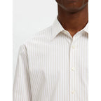 Chemise Selected SLHSLIMFILIP Performance Sand Stripes