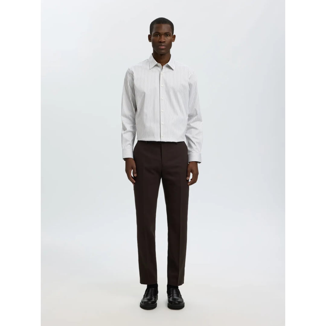 Chemise Selected SLMFILIP Performance Slim LS Kalamata