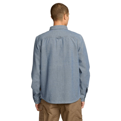 Chemise Volcom Levelstone LS Blue Wash Ls Insidshop.com