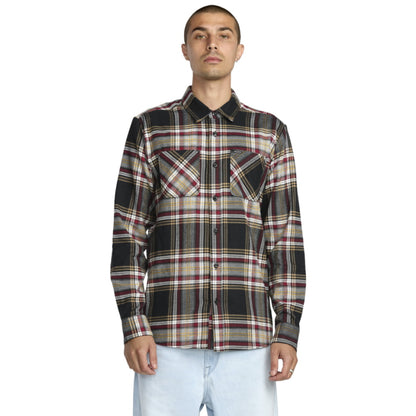 Chemise Volcom Netastone Flannel Antique Black Insidshop.com