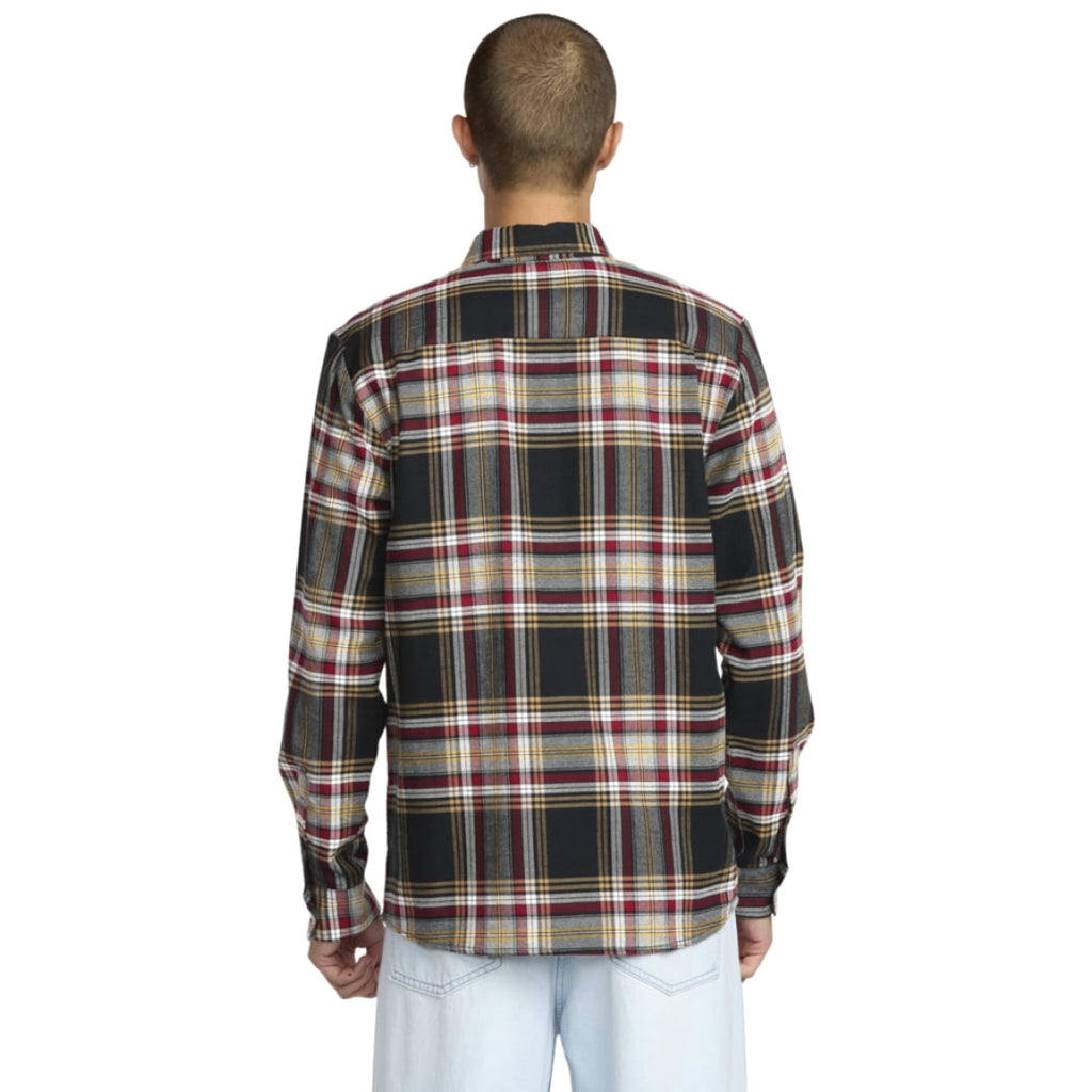 Chemise Volcom Netastone Flannel Antique Black Insidshop.com