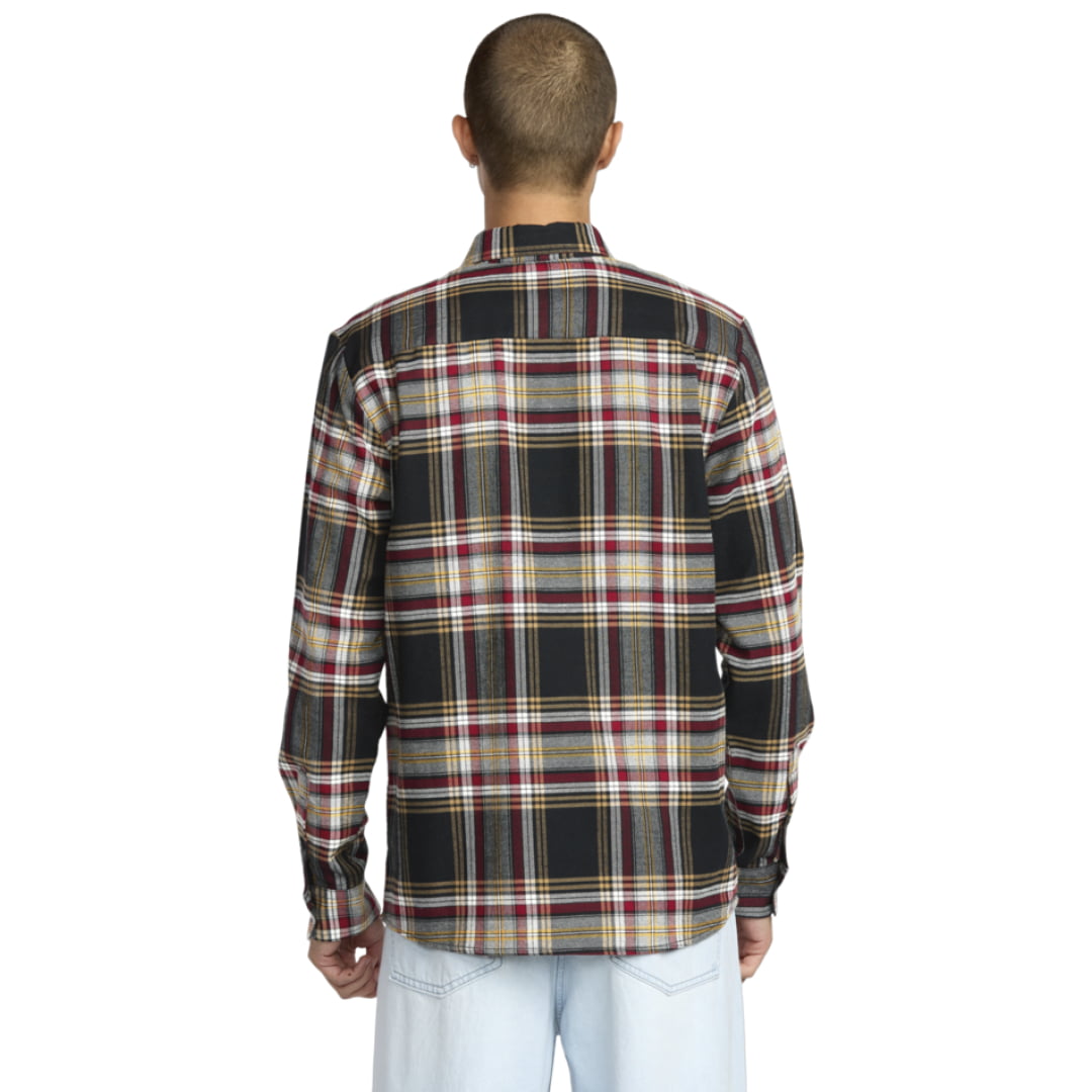 Chemise Volcom Netastone Flannel Antique Black Insidshop.com