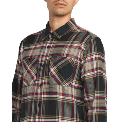 Chemise Volcom Netastone Flannel Antique Black Insidshop.com