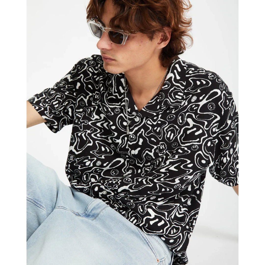 Chemise Volcom SS Filip Rygalski Black - Ss - Insidshop.com