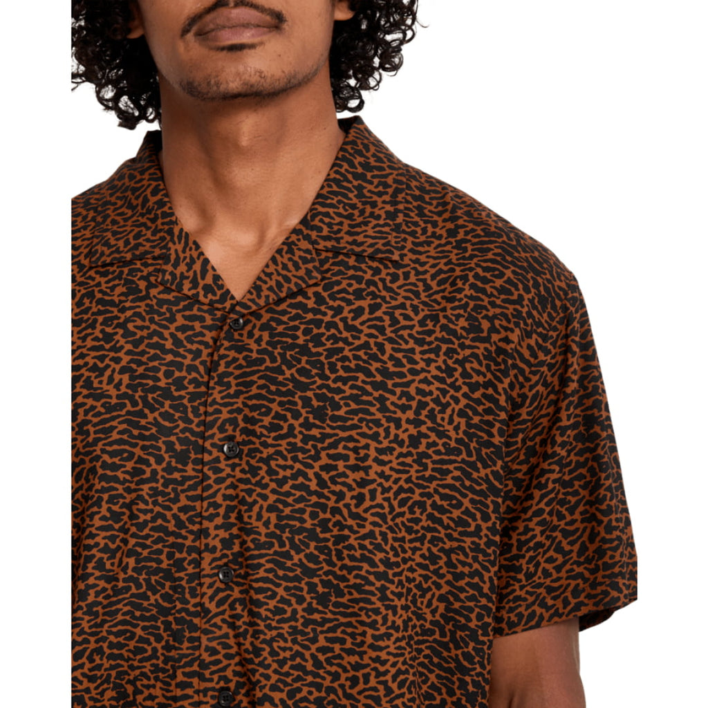 Chemise Volcom Utopias Print Brown Horn - Insidshop.com