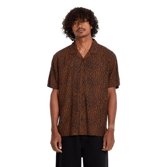 Chemise Volcom Utopias Print Brown Horn - Insidshop.com