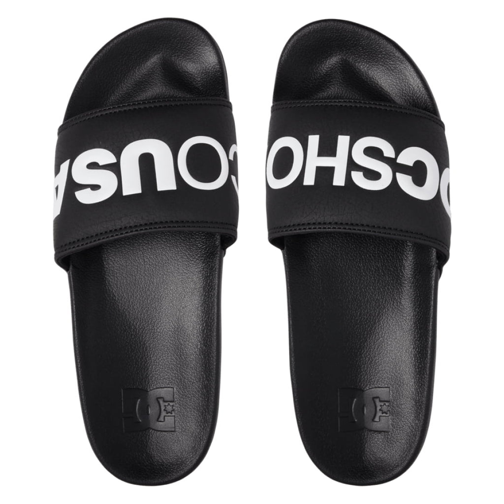 Claquette DCShoes Slide Black White - Dcshoes