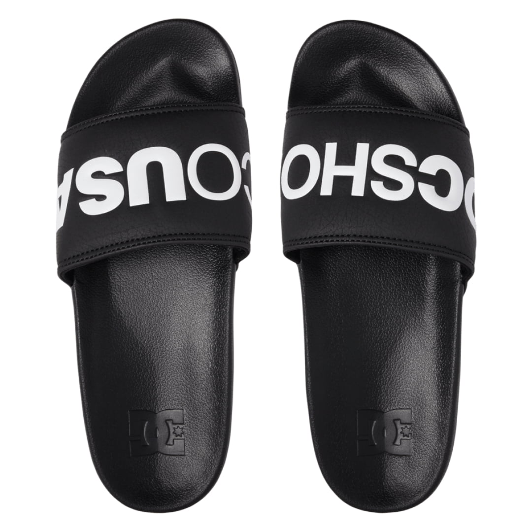 Claquette DCShoes Slide Black White - Dcshoes