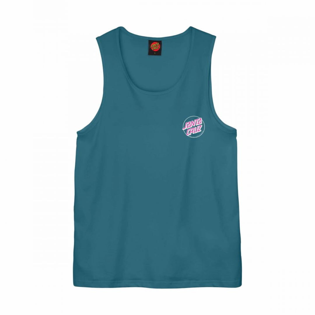 Débardeur Santa Cruz Partial Dot Teal - Insidshop.com
