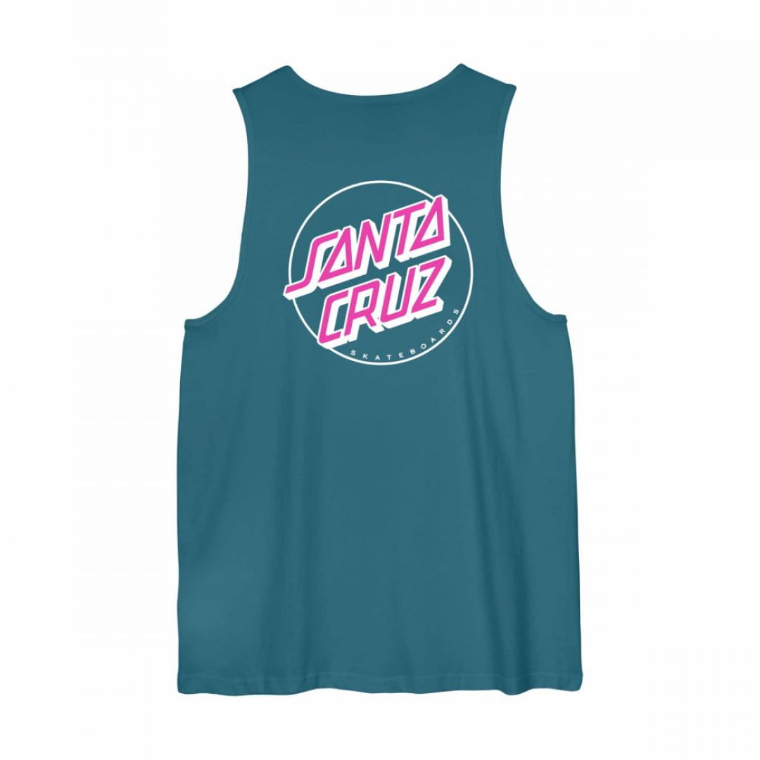 Débardeur Santa Cruz Partial Dot Teal - Insidshop.com