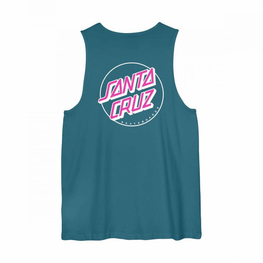 Débardeur Santa Cruz Partial Dot Teal - Insidshop.com