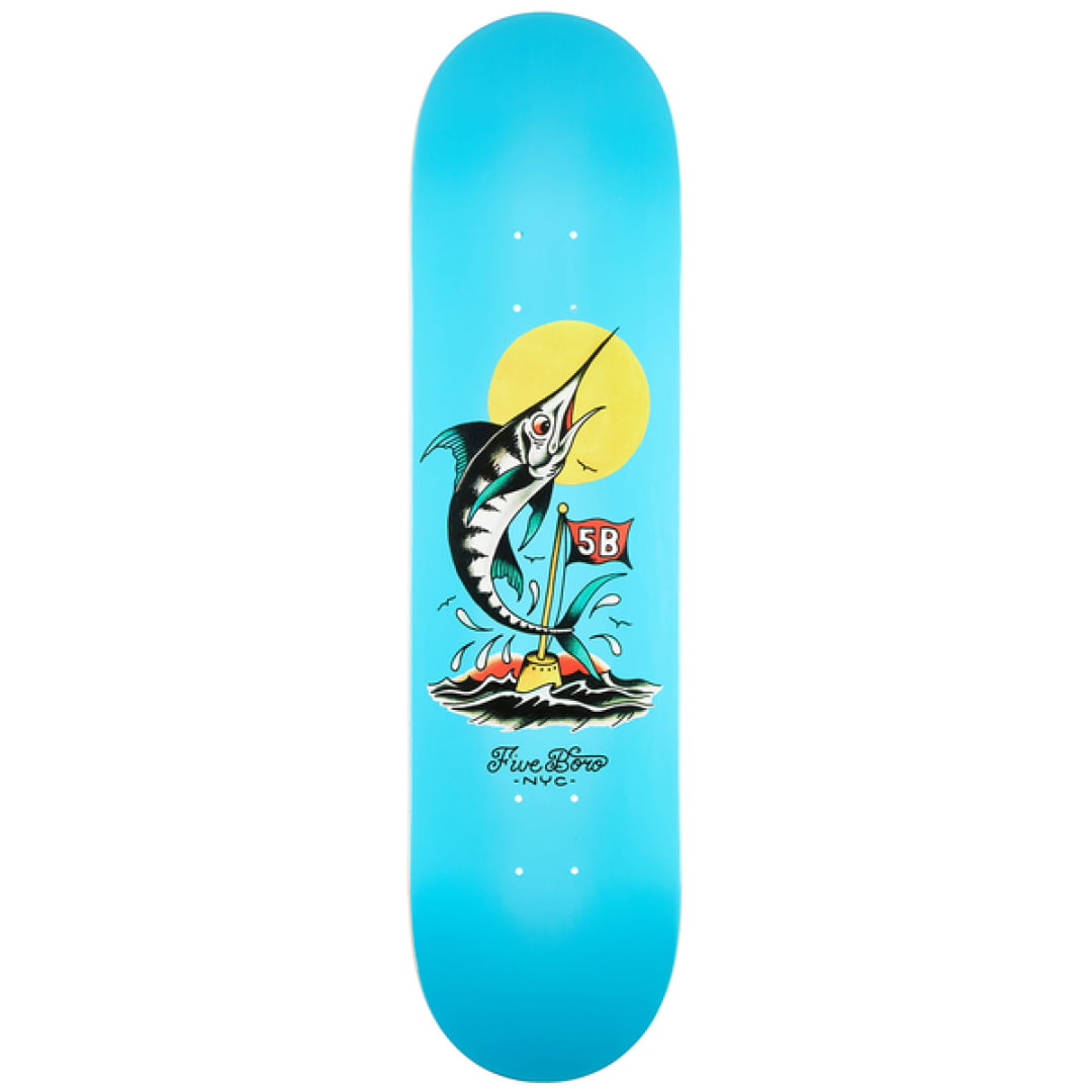 Deck 5Boro Fish Series Manhattan Marlin 8.0’’x32’’
