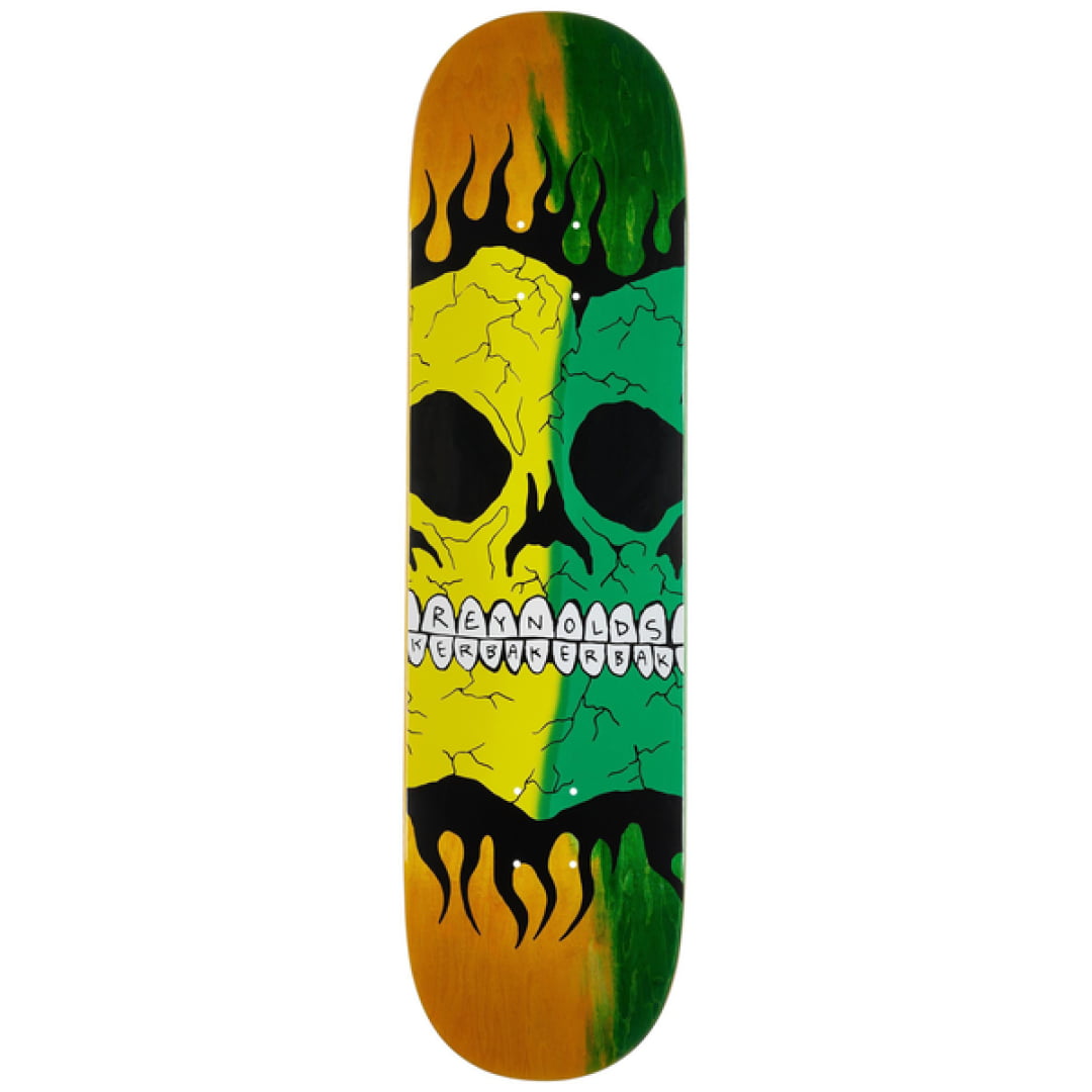 Deck Baker AR Rasta Skull B2 8.38’’x32.25’’ - Chocolate Og