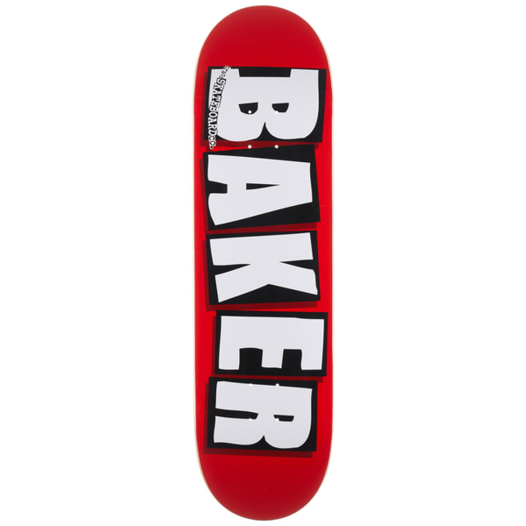 Deck Baker Brand Logo White 8.6’’x32.25’’ - Chocolate Og