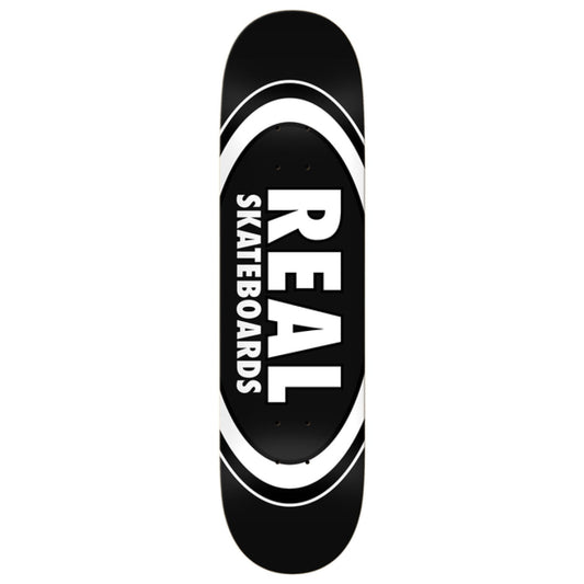 Deck de Skateboard REAL Classic Oval Black 8.25’