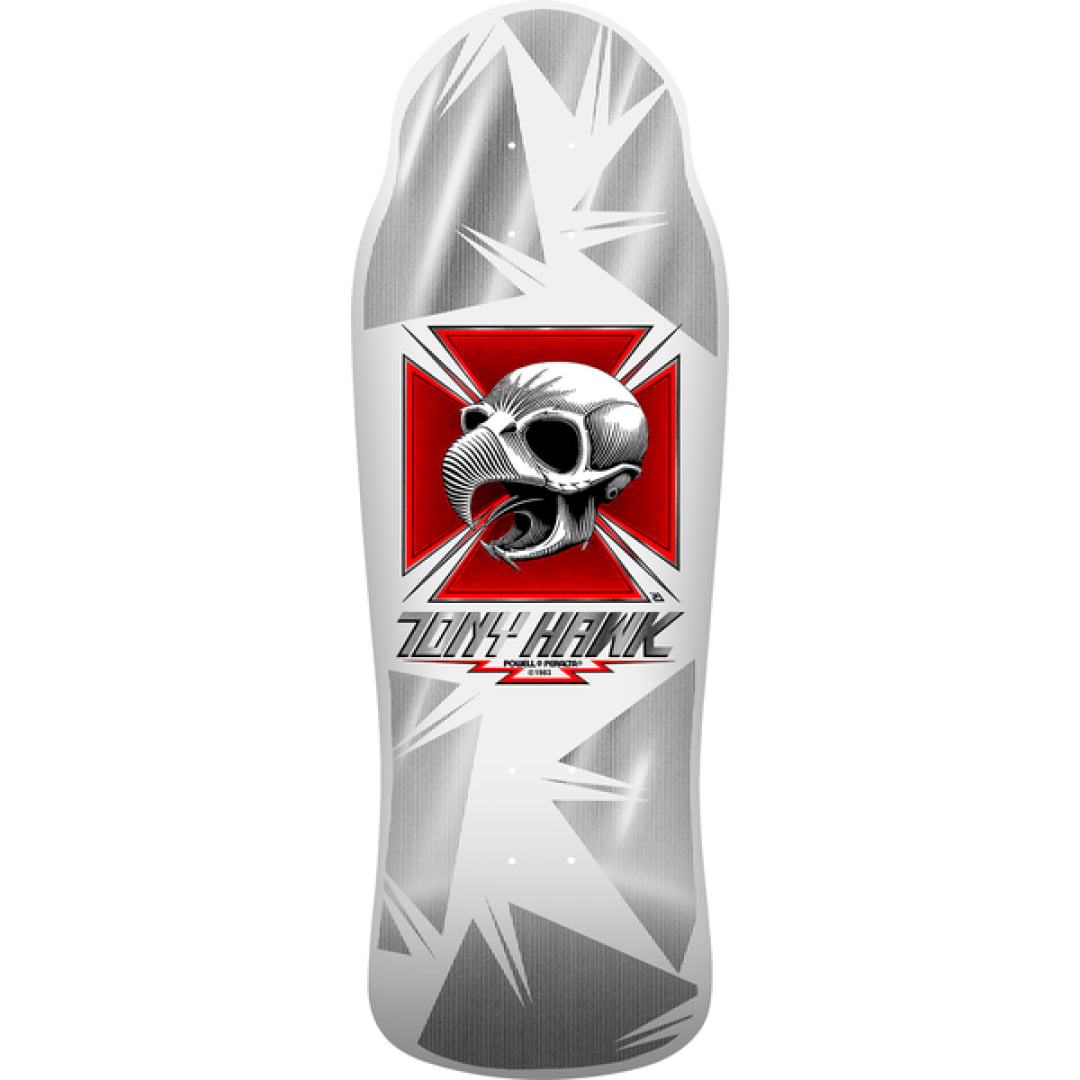 Deck Powell Peralta BB 17 Tony Hawk 10.38x30.25 White - Bb
