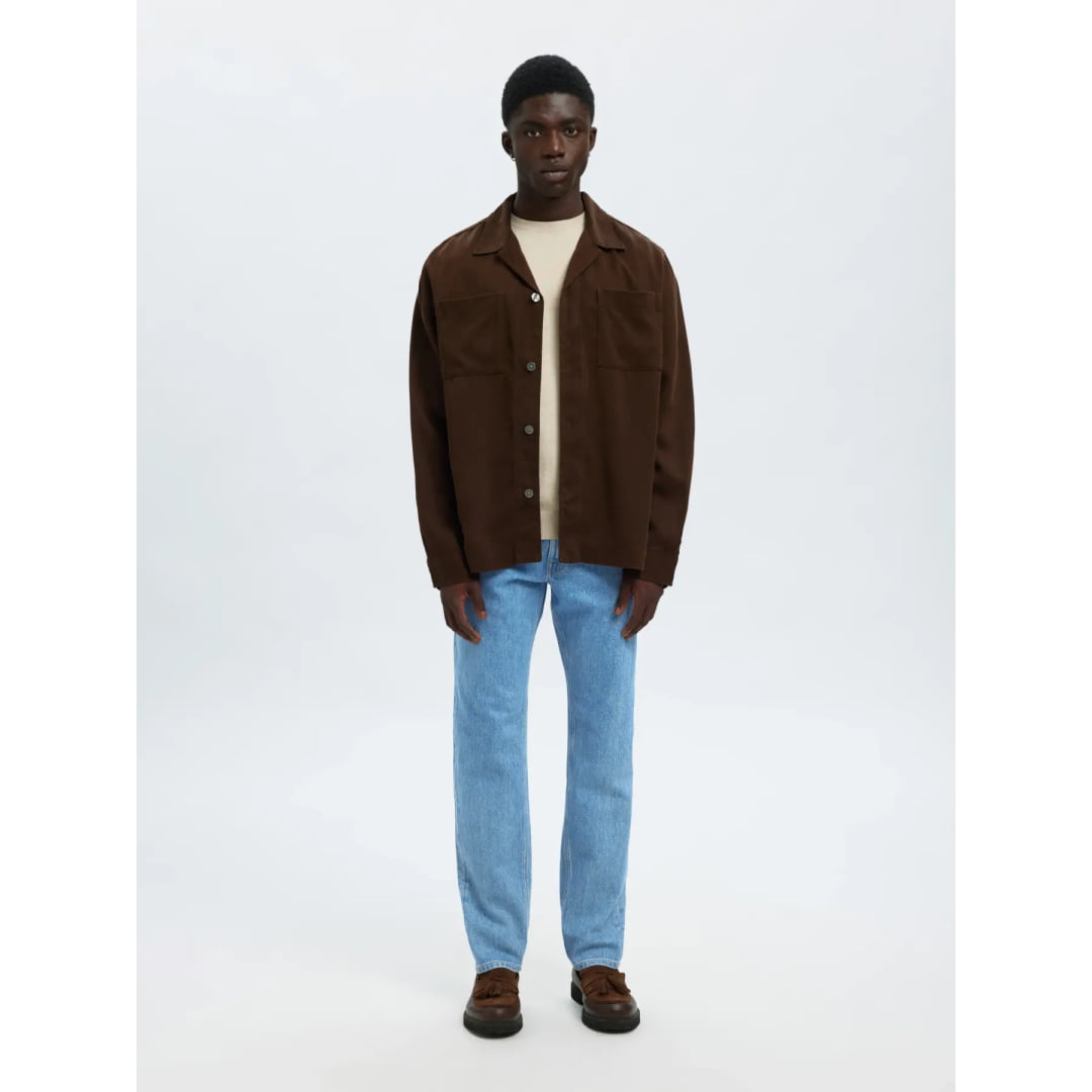 Jean Selected SLM175 Slim Ben Kori Light Blue Denim 204