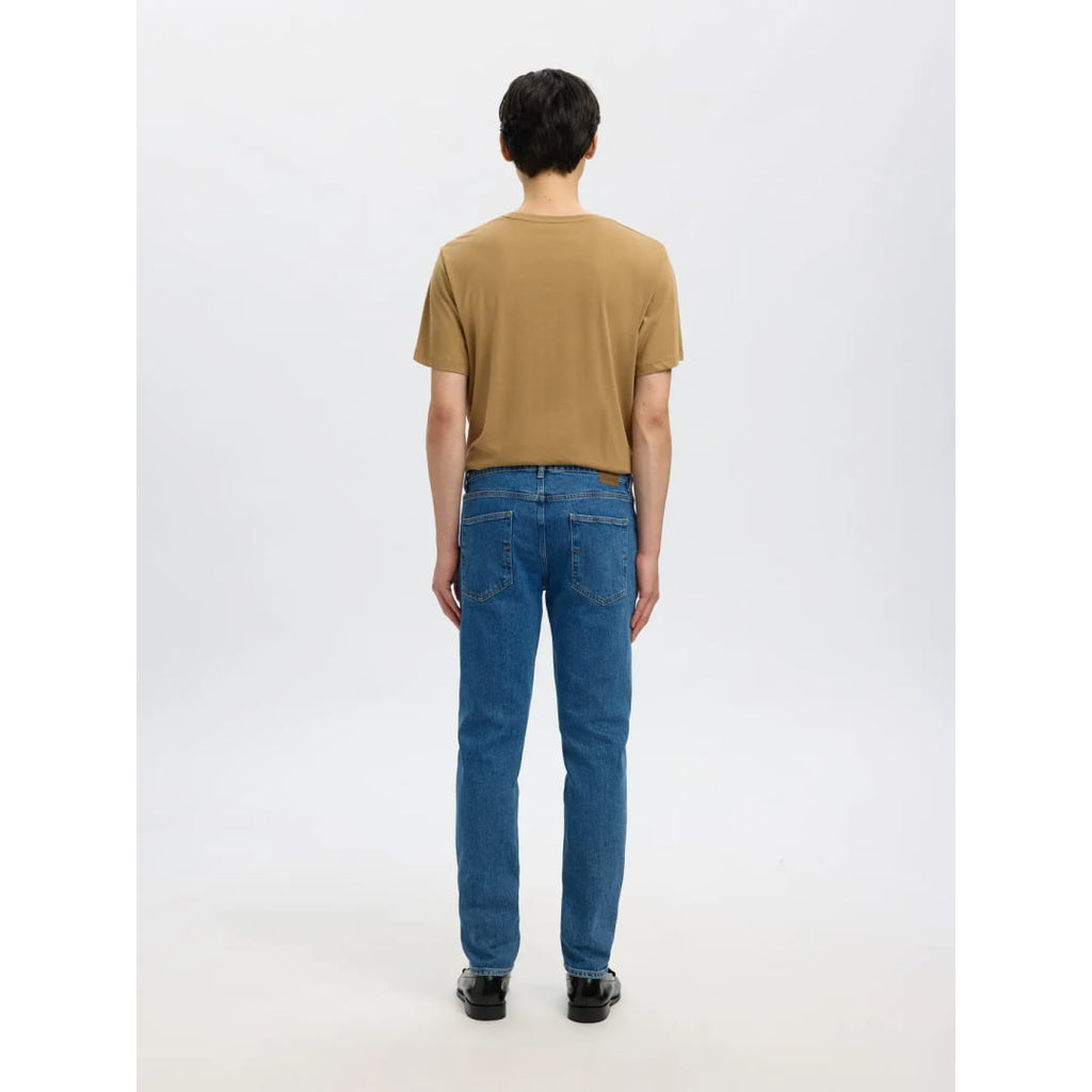 Jean Selected SLM175 Slim Ben Kori Medium Blue Denim 203