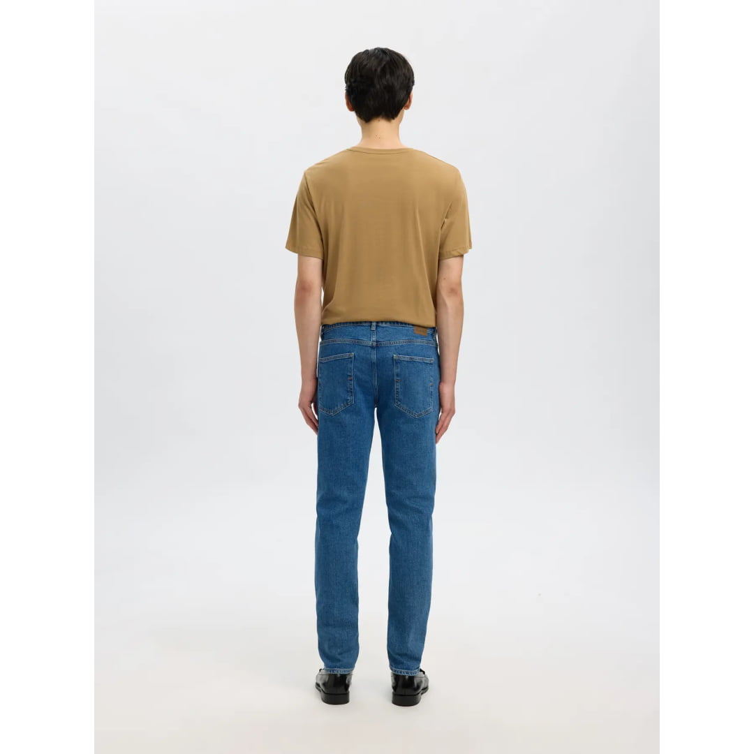 Jean Selected SLM175 Slim Ben Kori Medium Blue Denim 203