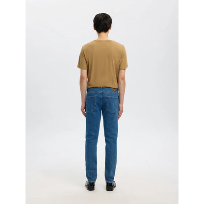 Jean Selected SLM175 Slim Ben Kori Medium Blue Denim 203