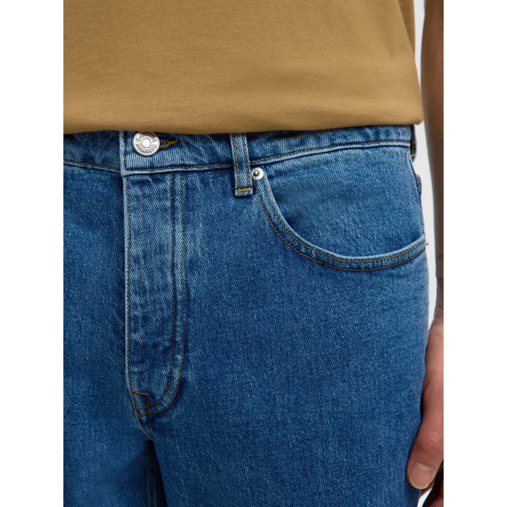 Jean Selected SLM175 Slim Ben Kori Medium Blue Denim 203