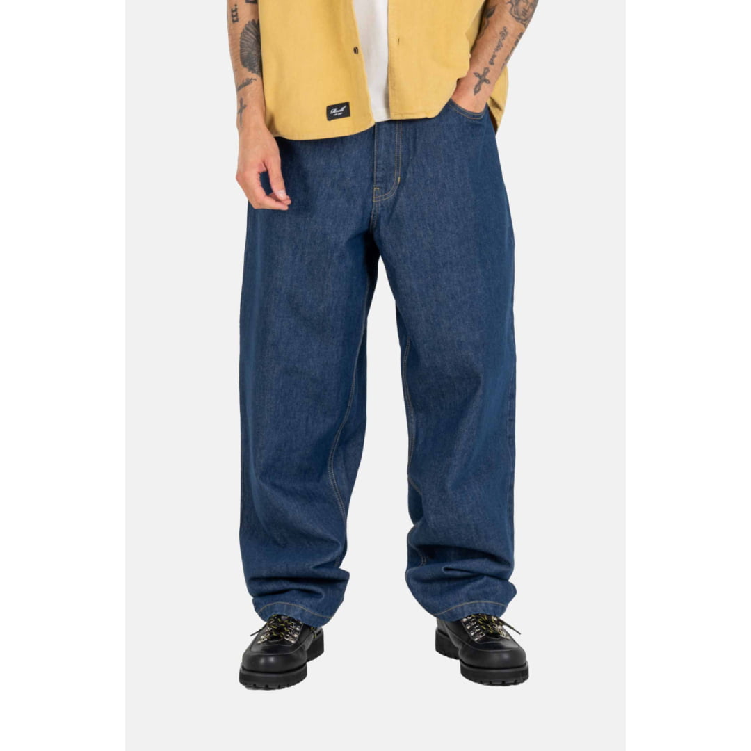 Jeans Baggy Reell 1108 Steel Blue - Black Wash