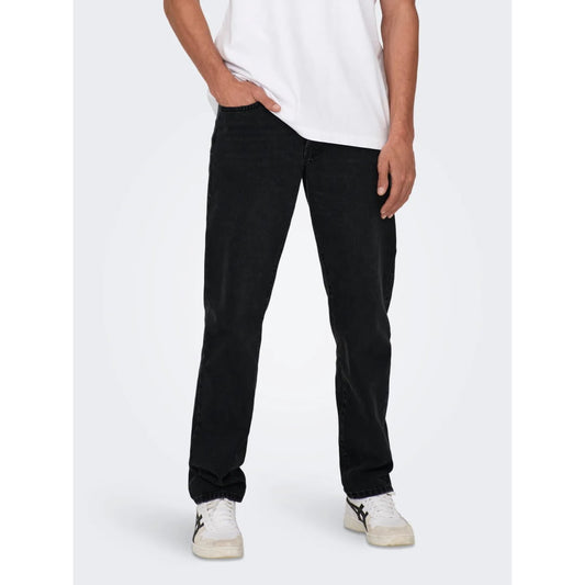 Jeans Only & Sons Onsedge Straight 6985 Black
