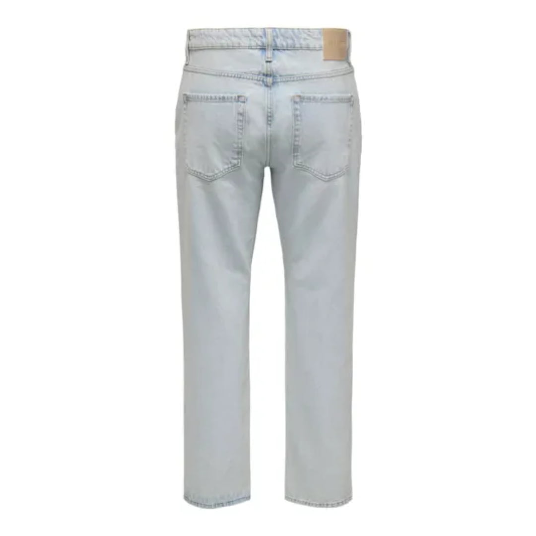Jeans Only & Sons Onsedge Straight 9393 DOT Light Blue
