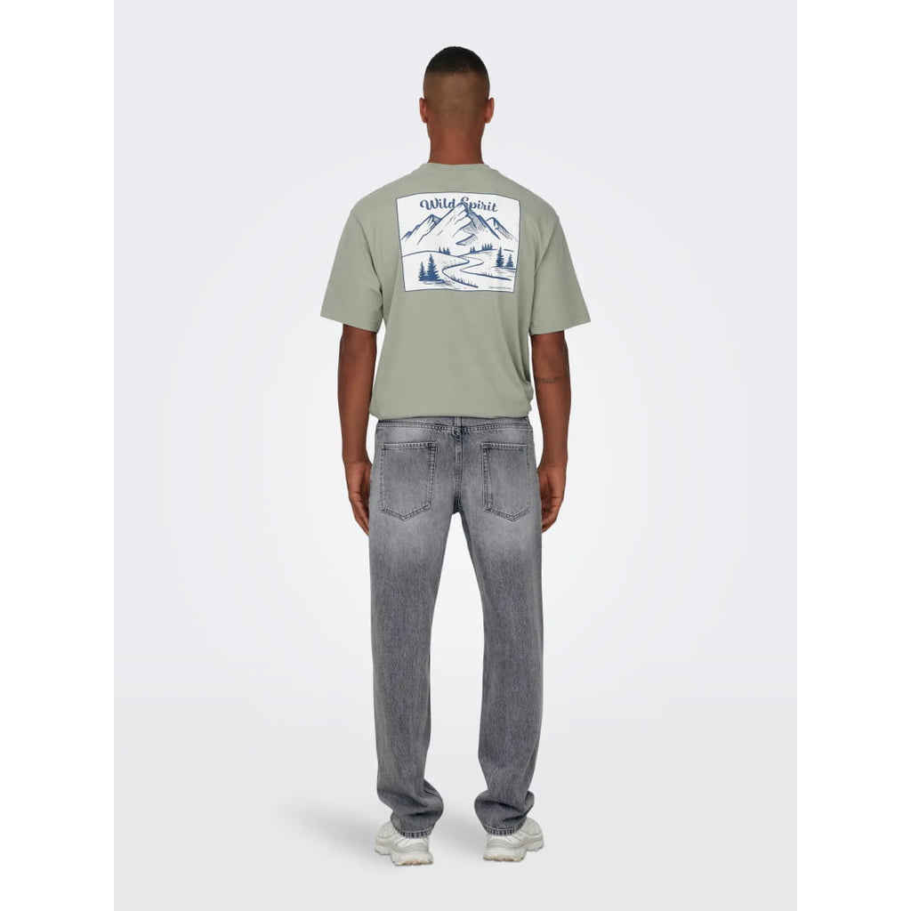 Jeans Only & Sons Onsedge Straight MG 8202 TAI Medium Grey