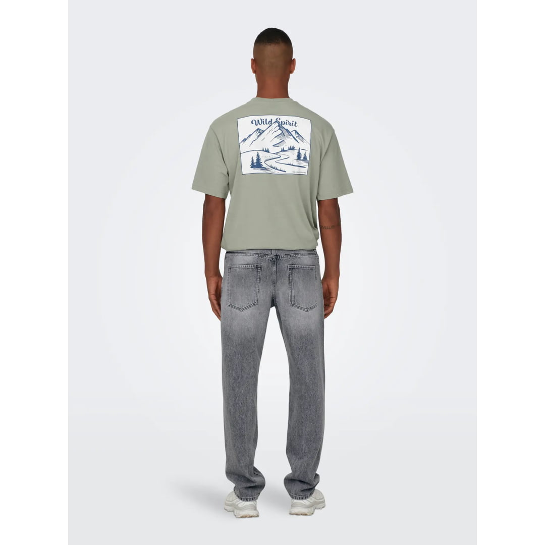 Jeans Only & Sons Onsedge Straight MG 8202 TAI Medium Grey