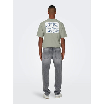 Jeans Only & Sons Onsedge Straight MG 8202 TAI Medium Grey