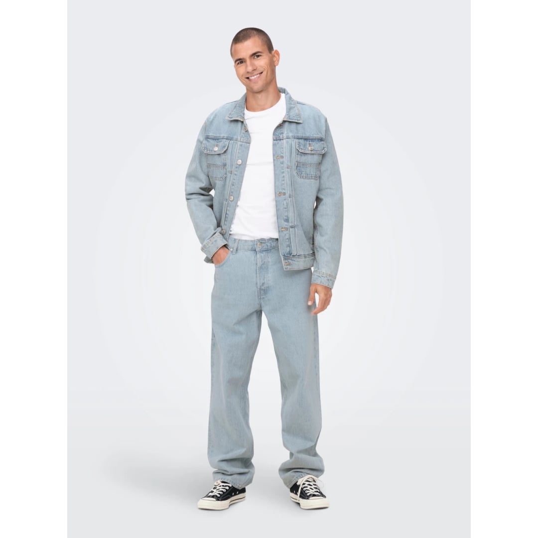 Jeans Only & Sons Onsedge Stretch Light Blue Denim