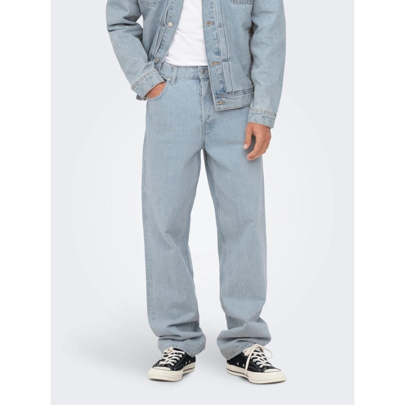 Jeans Only & Sons Onsfive Relax Blue Denim - Insidshop.com