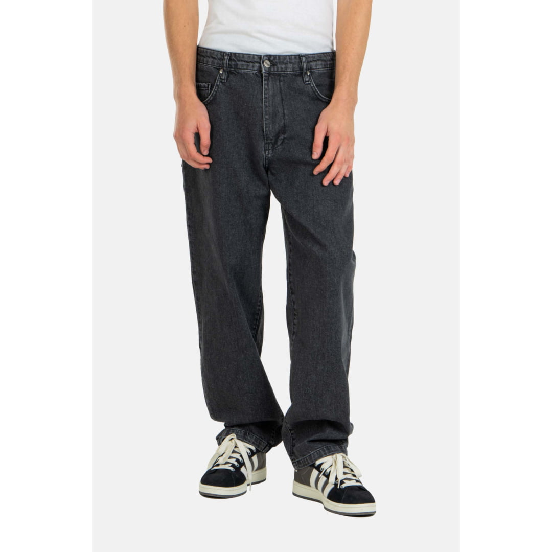Jeans Reell Zero’s Stone Black Solid - Retro Light Blue