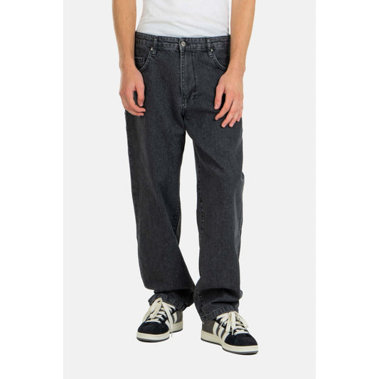 Jeans Reell Zero’s Stone Black Solid - Retro Light Blue