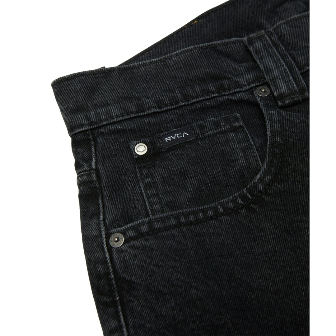 Jeans RVCA Drifter Denim Washed Black - Insidshop.com