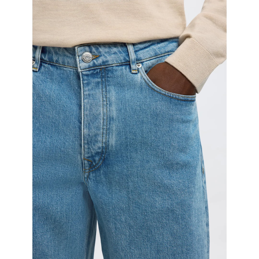 Jeans Selected SLM220-LOOSE Ben Kori Light Blue Denim 204