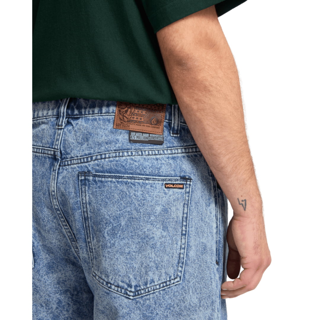Jeans Volcom Billow Denim Broken Blue Tapered Light Acid