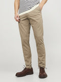 Pantalon Chino Jack & Jones JPSTMARCO BOWIE SA Beige