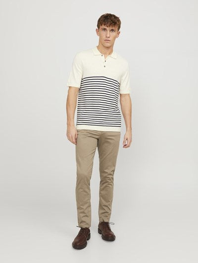 Pantalon Chino Jack & Jones JPSTMARCO BOWIE SA Beige