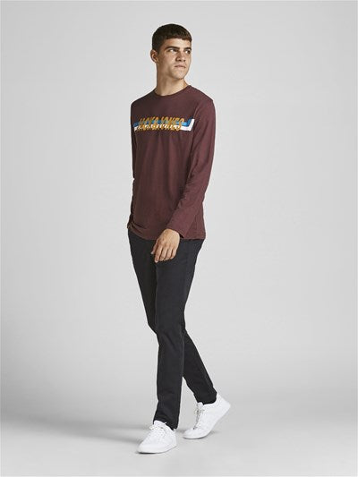 Pantalon Chino Jack & Jones JPSTMARCO BOWIE SA Black