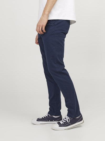 Pantalon Chino Jack & Jones JPSTMARCO BOWIE Bleu Marine