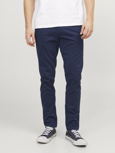 Pantalon Chino Jack & Jones JPSTMARCO BOWIE Bleu Marine