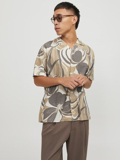 Chemise Jack & Jones Lapalma Resort Travertine