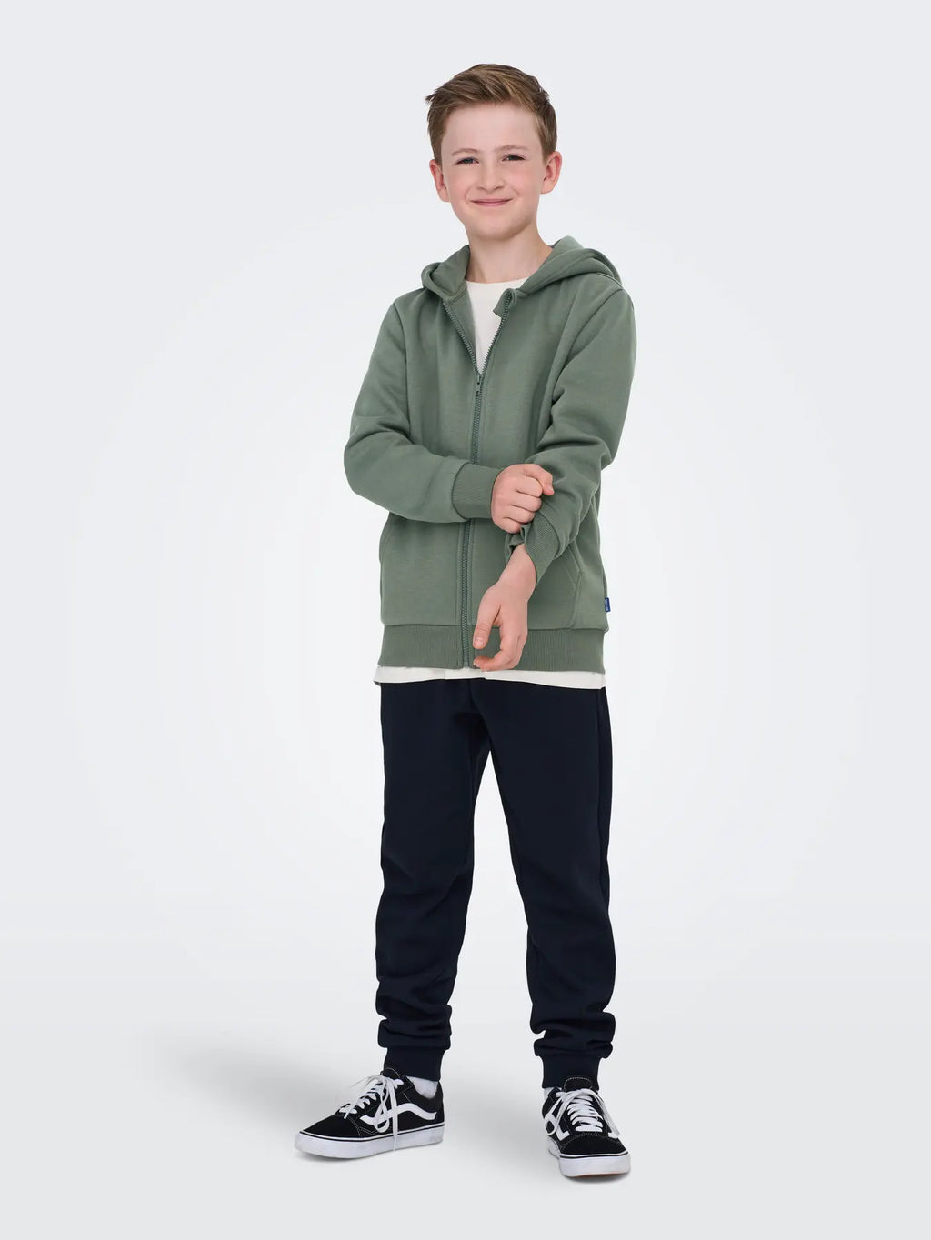 Sweat à Capuche Only & Sons OSJCERES ZIP THR Castor Gray