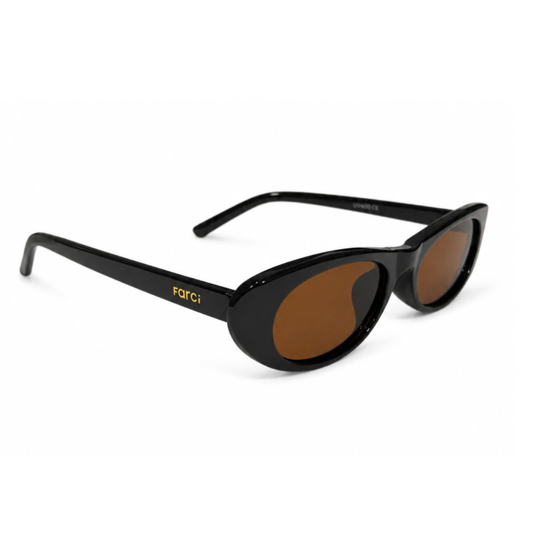 Lunettes de Soleil Farci Pack3 Oval Black Tea - Unique