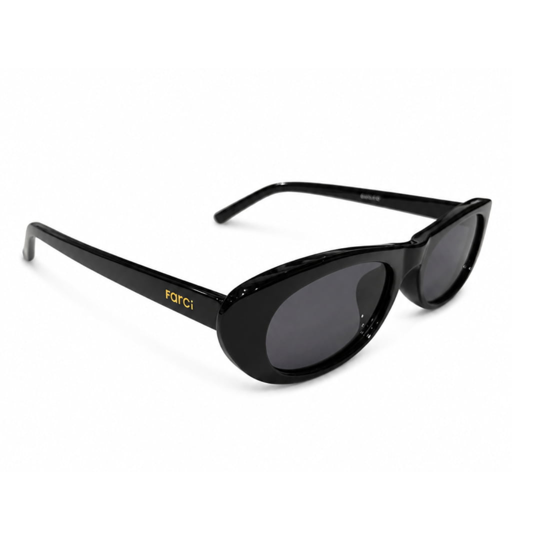 Lunettes de Soleil Farci Pack3 Oval Full Black - Unique