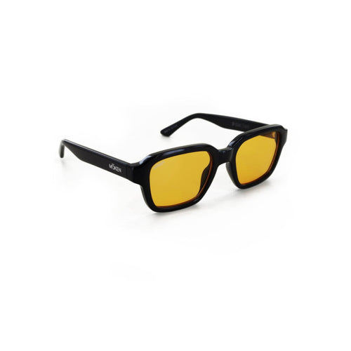 Lunettes Moken Dane Black Orange - Unique / Greenwood