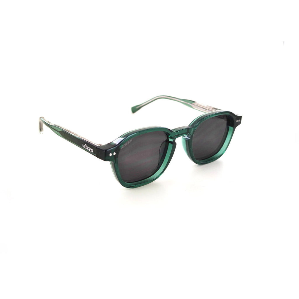 Lunettes Moken Filton Light Green Grey - Unique / Greenwood