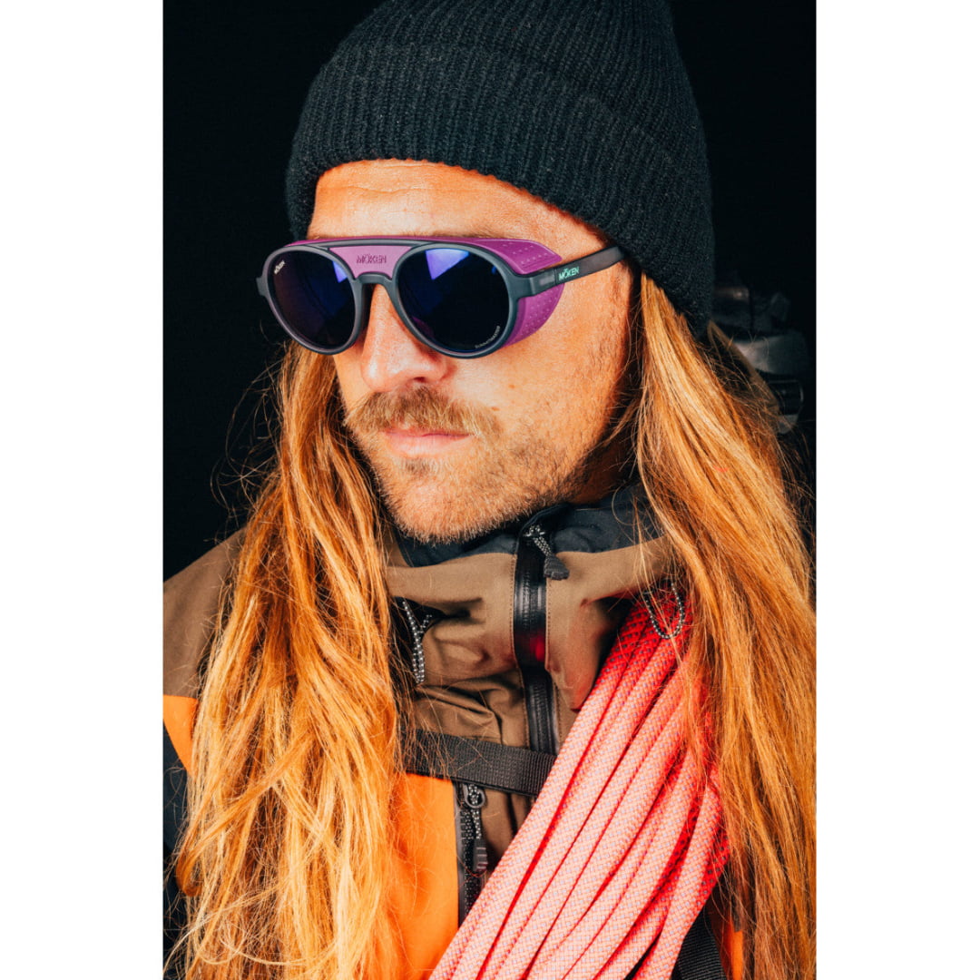 Lunettes Moken Hawkins Vintage Gry Purple - Unique / Grey